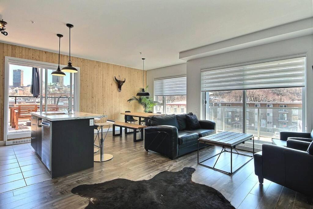 K-417 / Parking & Gym - Private Balconies Apartment Quebec City Bagian luar foto